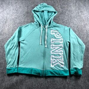 PINK Victoria's Secret Full Zip Hoodie Sweatshirt Athletic‎ Comfy Medium